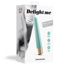Мощный минивибратор Love To Love Delight Me Бирюзовый