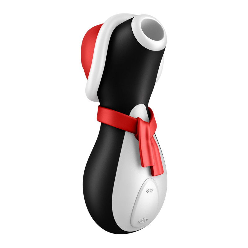 Вакуумный клиторальный стимулятор Satisfyer Penguin Holiday Edition в шапочке и шарфе Вакуумный клиторальный стимулятор Satisfyer Penguin Holiday Edition в шапочке и шарфе