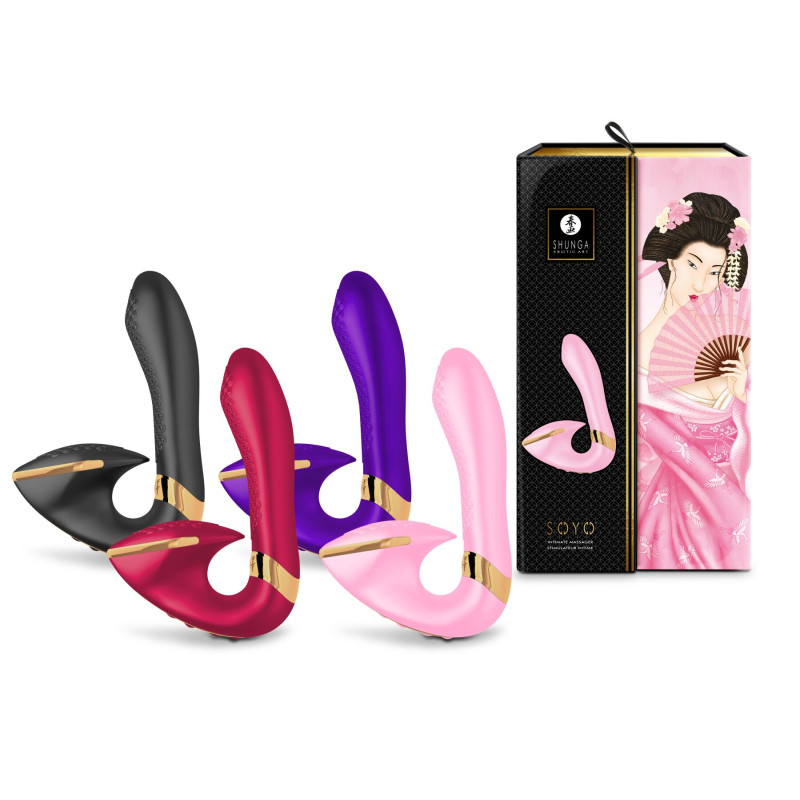 Вагинально-клиторальный вибратор Shunga Soyo Light Pink Вагинально-клиторальный вибратор Shunga Soyo Light Pink
