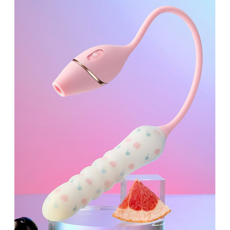 Пульсатор с вакуумным стимулятором KISTOY Cathy Plus на гибкой сцепке Пульсатор с вакуумным стимулятором KISTOY Cathy Plus на гибкой сцепке