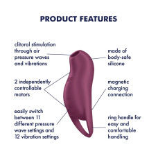Вакуумный клиторальный стимулятор Satisfyer Pocket Pro 1 Purple