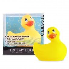 Вибромассажер уточка Big Teaze Toys I Rub My Duckie Classic Yellow v2.0 скромняжка