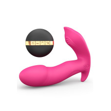 Вибратор Marc Dorcel Secret Clit с подогревом и пультом ДУ