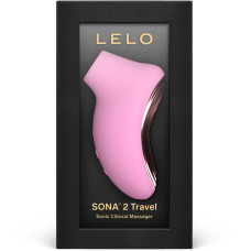 Звуковой стимулятор клитора LELO SONA 2 Travel Pink, тревел-версия, 12 режимов