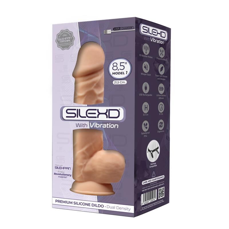 Фаллоимитатор с вибрацией SilexD Norman Vibro MODEL 1 Телесный size 8,5in Фаллоимитатор с вибрацией SilexD Norman Vibro MODEL 1 Телесный size 8,5in