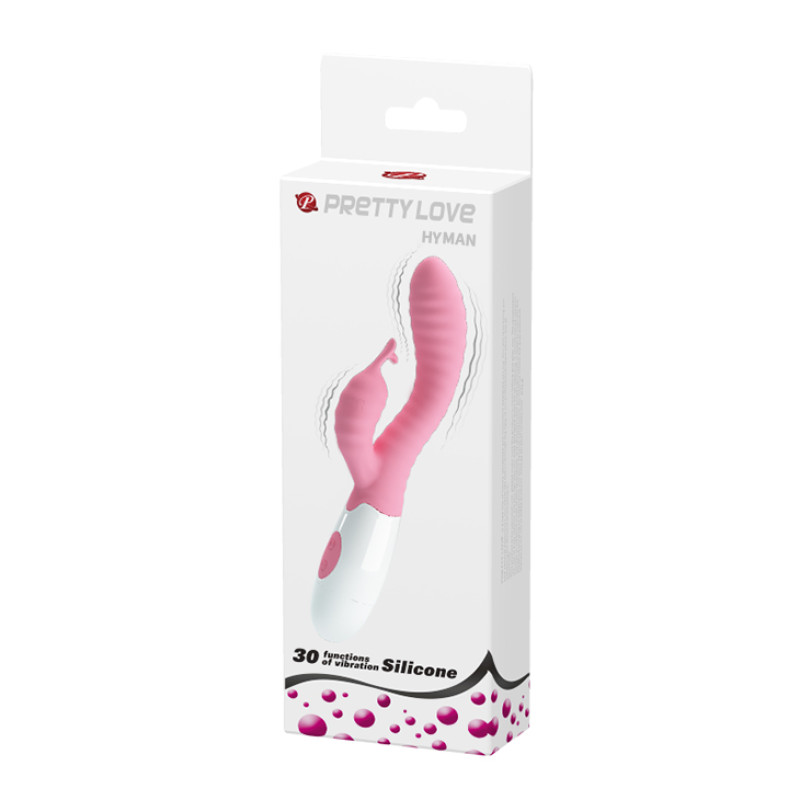 Вібратор Pretty Love Hyman Vibrator Pink Вібратор Pretty Love Hyman Vibrator Pink