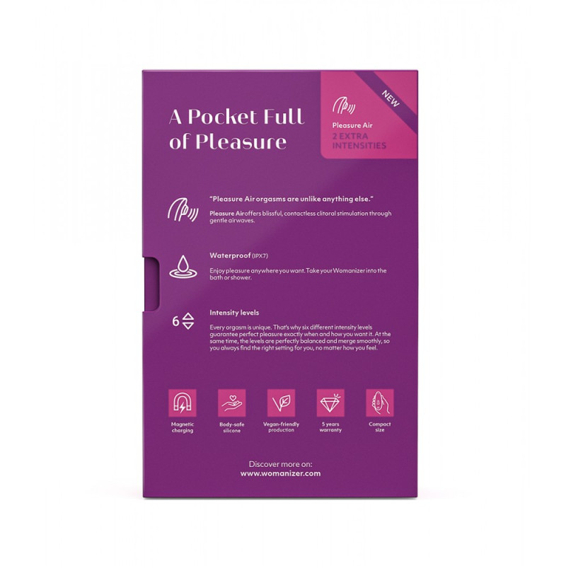 Вакуумний стимулятор клітора Womanizer Starlet 3 Violet Вакуумний стимулятор клітора Womanizer Starlet 3 Violet