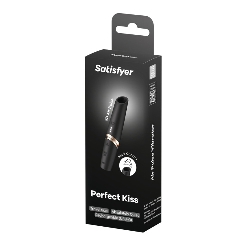 Вакуумный стимулятор Satisfyer Perfect Kiss, магнитная технология 3D Air Pulse, 30 режимов работы Вакуумный стимулятор Satisfyer Perfect Kiss, магнитная технология 3D Air Pulse, 30 режимов работы