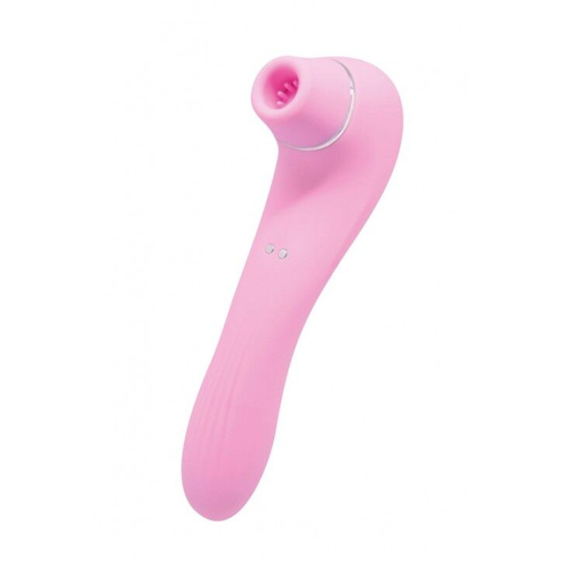 Вакуумный стимулятор с вибрацией Wooomy Smoooch Clitoral Suction & Vibration Pink Вакуумный стимулятор с вибрацией Wooomy Smoooch Clitoral Suction & Vibration Pink