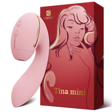 Вакуумний вібратор Kistoy Tina Mini Рожевий