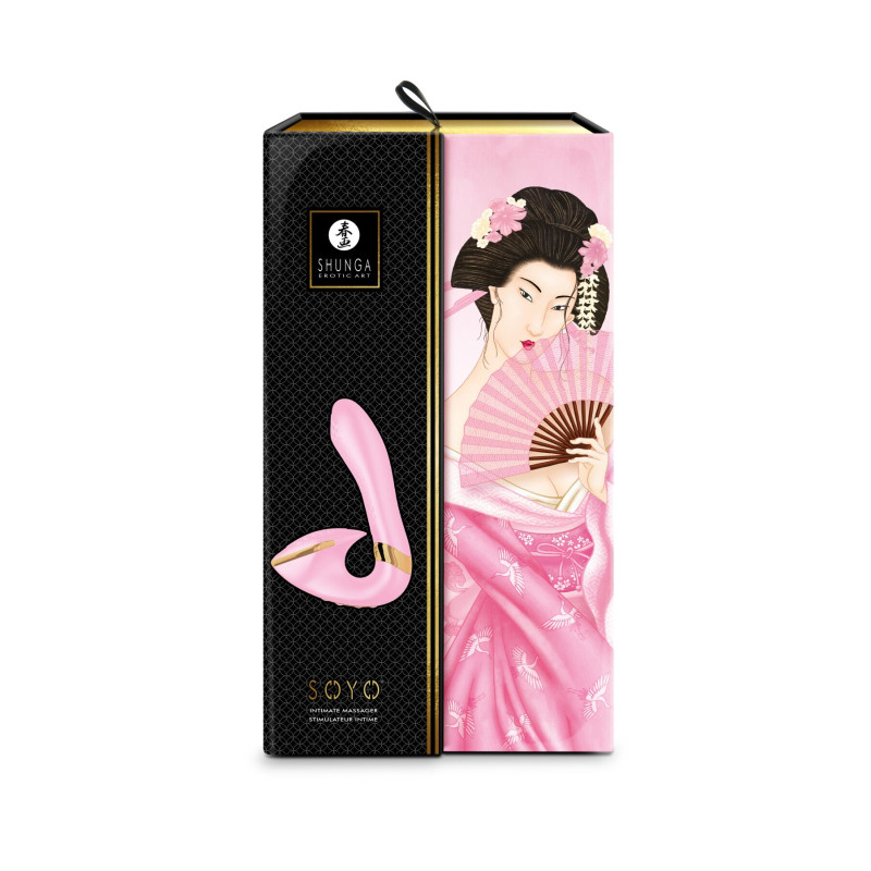 Вагинально-клиторальный вибратор Shunga Soyo Light Pink Вагинально-клиторальный вибратор Shunga Soyo Light Pink