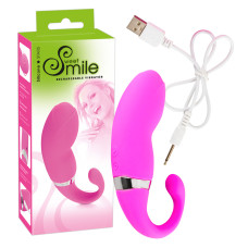 Классический Вибратор Sweet Smile Rechargeable Vibrator Розовый