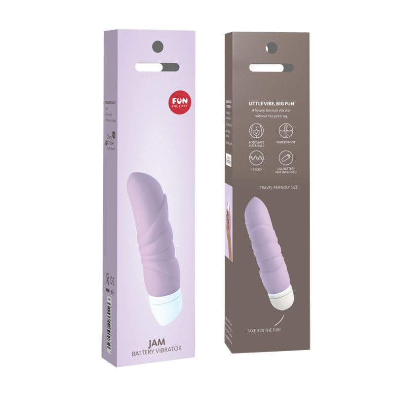 Мінівібратор Fun Factory JAM, бузковий, підходить для клітора, рельєфний Мінівібратор Fun Factory JAM, бузковий, підходить для клітора, рельєфний
