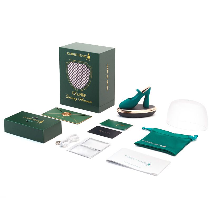 Изысканный вибратор на палец Knight Jenay ICE & FIRE, лубрикант в комплекте Изысканный вибратор на палец Knight Jenay ICE & FIRE, лубрикант в комплекте