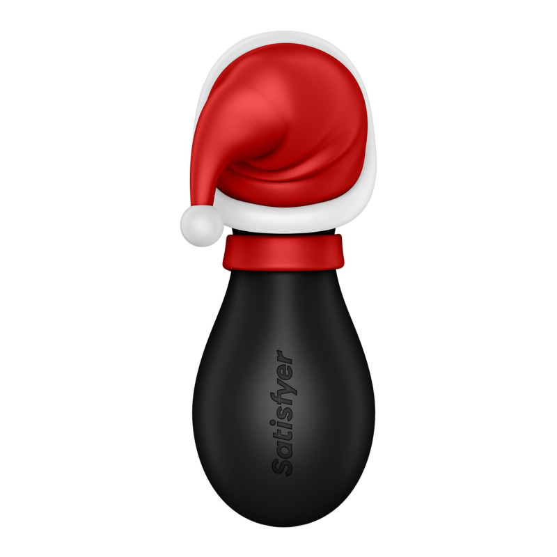 Вакуумный клиторальный стимулятор Satisfyer Penguin Holiday Edition в шапочке и шарфе Вакуумный клиторальный стимулятор Satisfyer Penguin Holiday Edition в шапочке и шарфе