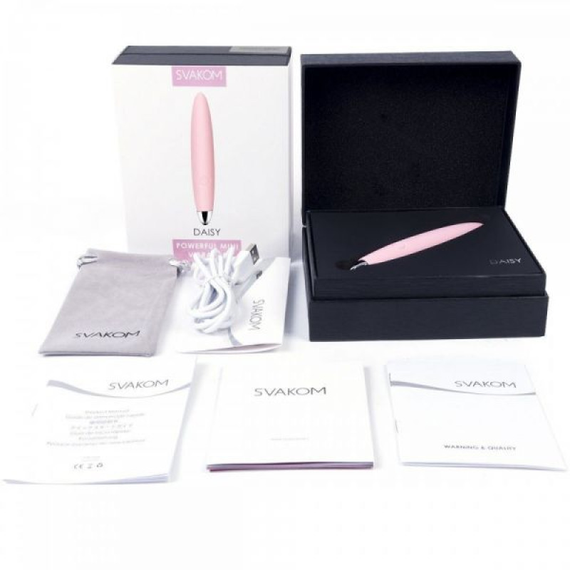 Компактний вібростимулятор клітора Svakom Daisy Рожевий