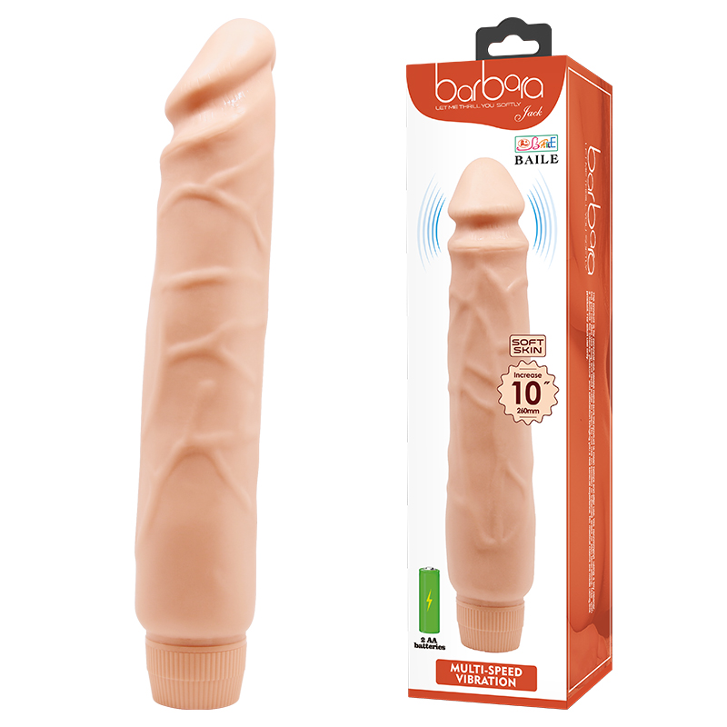 Вибратор LyBaile Barbara Jack Flesh, 25,5 см Вибратор LyBaile Barbara Jack Flesh, 25,5 см