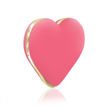 Вибратор-сердечко Rianne S: Heart Vibe Кораловый, 10 режимов работы