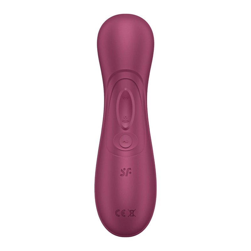 Вакуумний кліторальний стимулятор Satisfyer Pro 2 Generation 3 with Liquid Air Connect App Wіnе Red Вакуумний кліторальний стимулятор Satisfyer Pro 2 Generation 3 with Liquid Air Connect App Wіnе Red