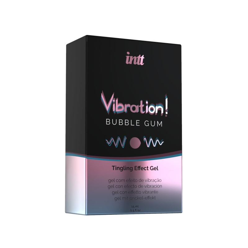 Жидкий вибратор Intt Vibration Bubble Gum (15 мл) EXTRA GREEN