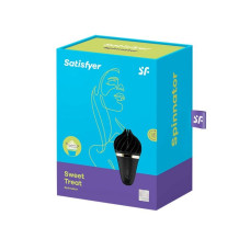 Мороженка спиннатор Satisfyer Lay-On Sweet Temptation Черный/Золотой