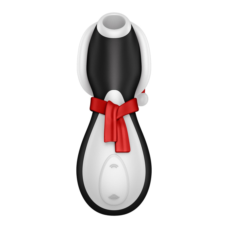Вакуумный клиторальный стимулятор Satisfyer Penguin Holiday Edition в шапочке и шарфе Вакуумный клиторальный стимулятор Satisfyer Penguin Holiday Edition в шапочке и шарфе