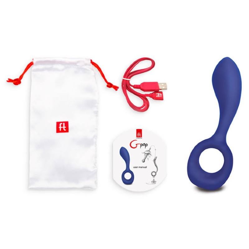Анатомічний вібратор для обох партнерів Fun Toys Gpop Анатомічний вібратор для обох партнерів Fun Toys Gpop