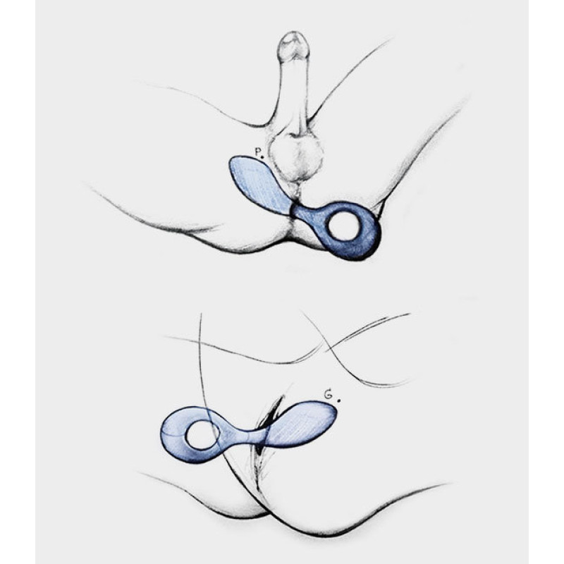 Анатомічний вібратор для обох партнерів Fun Toys Gpop Анатомічний вібратор для обох партнерів Fun Toys Gpop