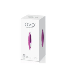 Міні вібромасажер OVO C1 Ліловий