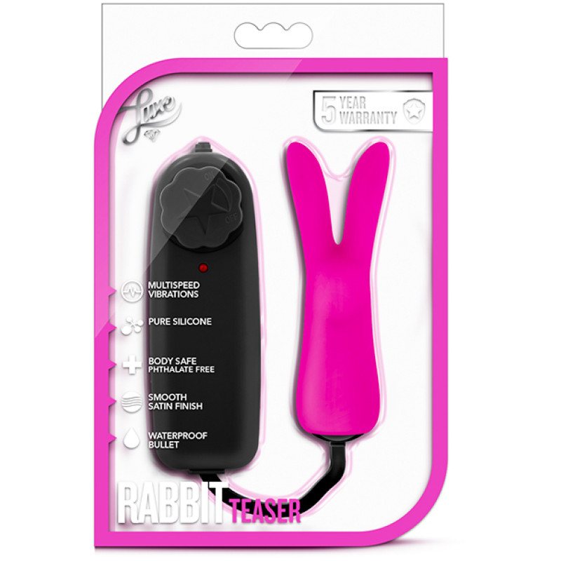 Вібратор Blush LUXE RABBIT TEASER Фуксія Вібратор Blush LUXE RABBIT TEASER Фуксія