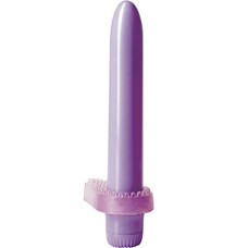 Вибратор + эрекционное кольцо Topco Sales My First® Vibe with Bonus Vibe Ring 19х2,5 см Сиреневый