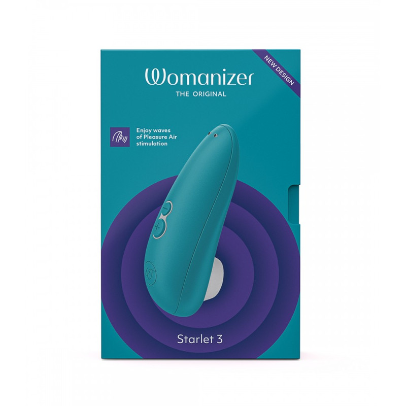 Вакуумний стимулятор клітора Womanizer Starlet 3 Turquoise Вакуумний стимулятор клітора Womanizer Starlet 3 Turquoise