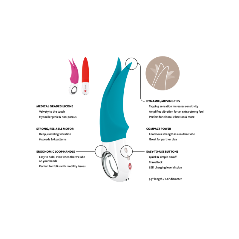 Вібратор Fun Factory Volta Рожевий Вібратор Fun Factory Volta Рожевий