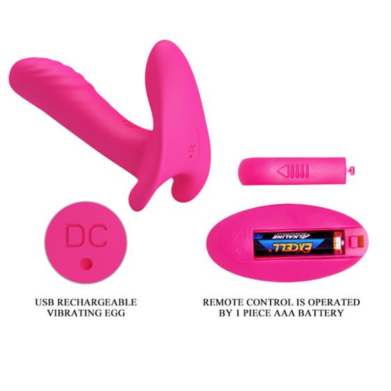 Вібратор Pretty Love Remote Control Massager Pink Вібратор Pretty Love Remote Control Massager Pink