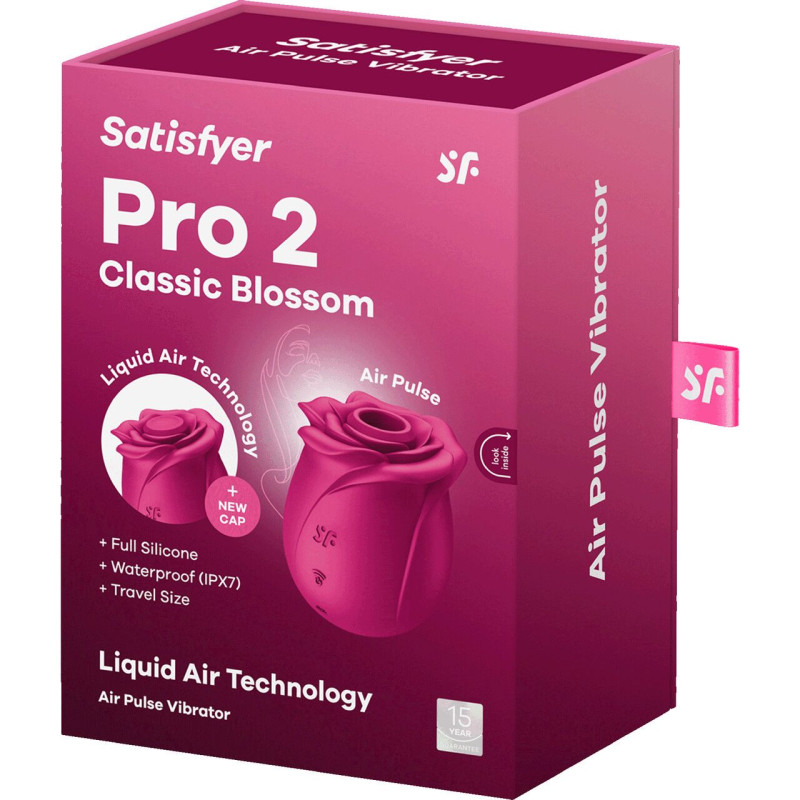 Вакуумный клиторальный стимулятор Satisfyer Pro 2 Classic Blossom, технология Liquid Air Вакуумный клиторальный стимулятор Satisfyer Pro 2 Classic Blossom, технология Liquid Air