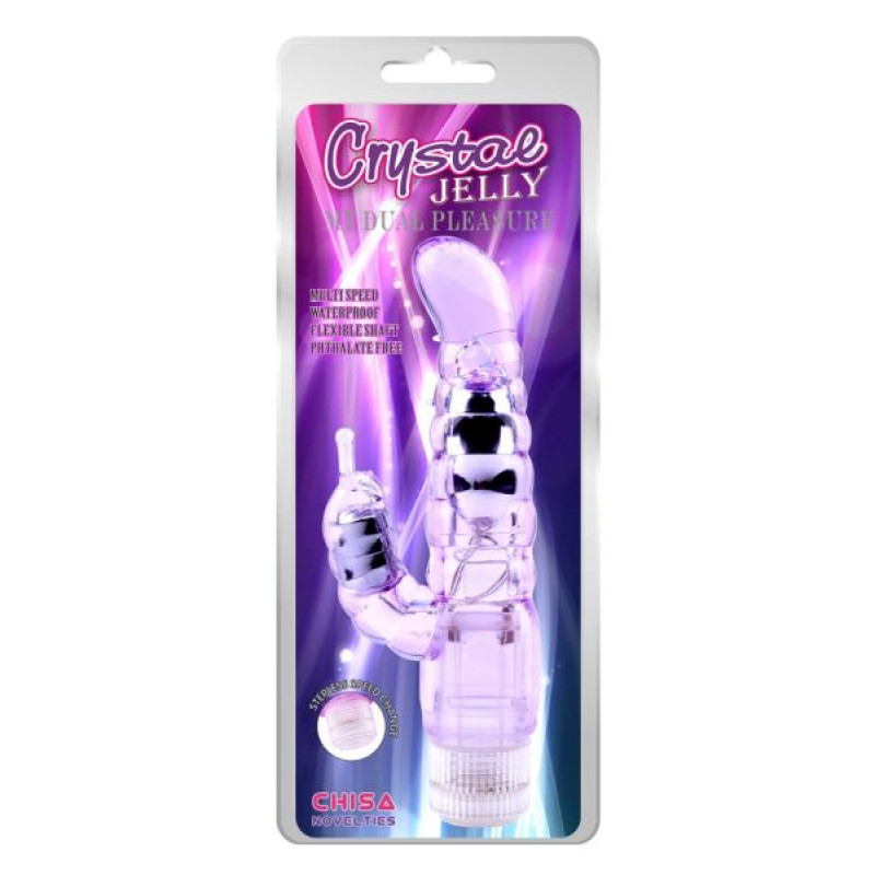 Вибромассажер Chisa Jelly My Dual Pleasure Фиолетовый Вибромассажер Chisa Jelly My Dual Pleasure Фиолетовый