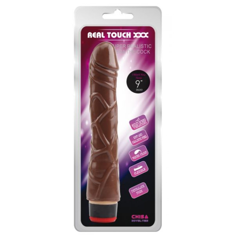 Вибромассажер Chisa 9 Vibe Cock Коричневый 291651 Вибромассажер Chisa 9 Vibe Cock Коричневый 291651