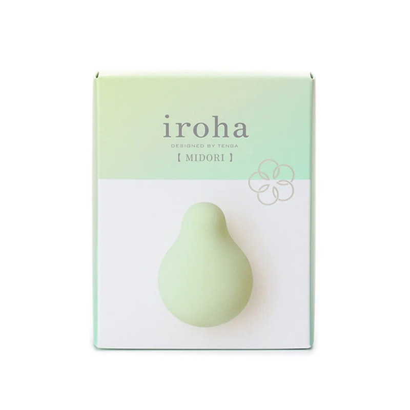 Мінівібратор IROHA MIDORI Green, для пестощів і масажу, 5 режимів, перезаряджуваний Мінівібратор IROHA MIDORI Green, для пестощів і масажу, 5 режимів, перезаряджуваний