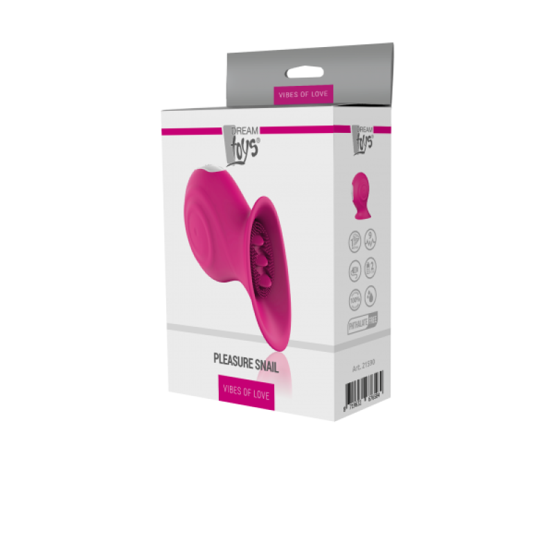 Стимулятор для клитора Dreamtoys Vibes Of Love Pleasure Snail Фуксия Стимулятор для клитора Dreamtoys Vibes Of Love Pleasure Snail Фуксия
