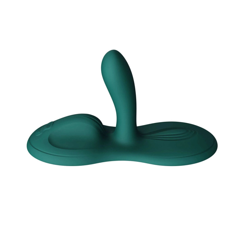 Sit-on-top смарт-вібратор Zalo – Flora Smart Vibrating Pad Turquoise Green, 9 моторів Sit-on-top смарт-вібратор Zalo – Flora Smart Vibrating Pad Turquoise Green, 9 моторів