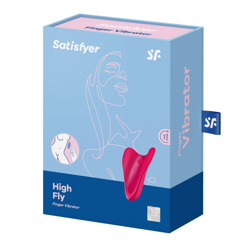 Вибратор на палец Satisfyer High Fly Красный