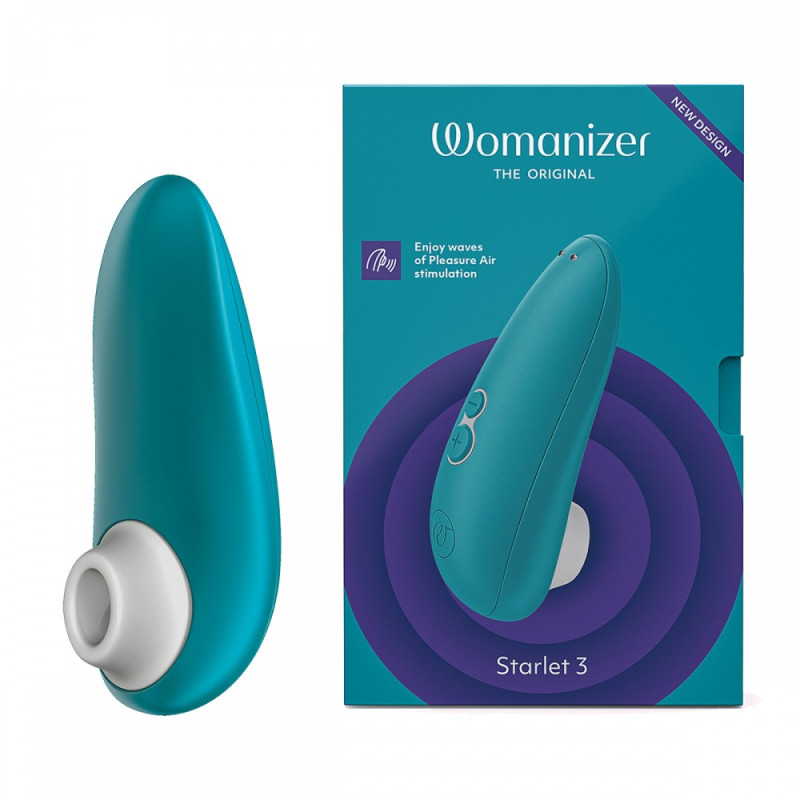 Вакуумний стимулятор клітора Womanizer Starlet 3 Turquoise Вакуумний стимулятор клітора Womanizer Starlet 3 Turquoise
