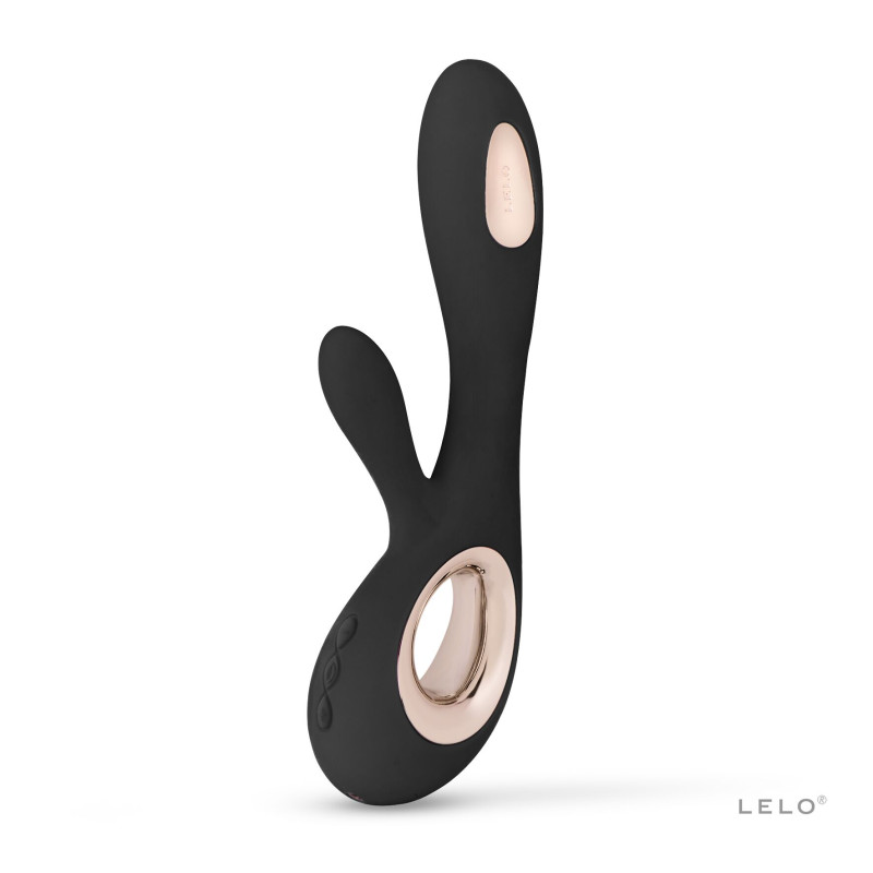 Вибратор-кролик LELO Soraya Wave Black, манящие движения ствола Вибратор-кролик LELO Soraya Wave Black, манящие движения ствола