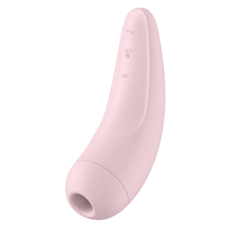 Вакуумный клиторальный стимулятор Satisfyer Curvy 2+ Розовый Вакуумный клиторальный стимулятор Satisfyer Curvy 2+ Розовый