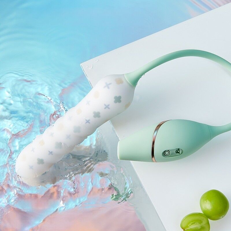 Пульсатор с вакуумным стимулятором KISTOY Cathy Pro на гибкой сцепке, подключение к смартфону Пульсатор с вакуумным стимулятором KISTOY Cathy Pro на гибкой сцепке, подключение к смартфону