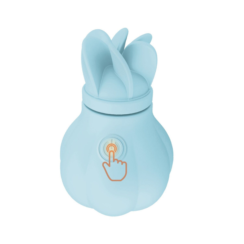 Вибратор Adrien Lastic Caress Blue с насадками для стимуляции вращающихся эрогенных зон. Вибратор Adrien Lastic Caress Blue с насадками для стимуляции вращающихся эрогенных зон.