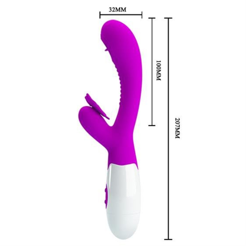 Вібратор Pretty Love Moth Clitoris Vibrator Purple Вібратор Pretty Love Moth Clitoris Vibrator Purple