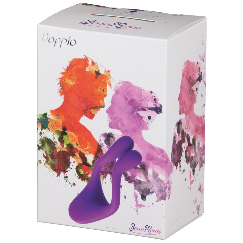 Hi-tech вібратор StRubber BeauMents Doppio Фіолетовий Hi-tech вібратор StRubber BeauMents Doppio Фіолетовий