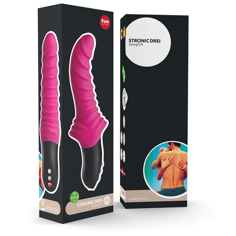 Вібратор-пульсатор Fun Factory Stronic Drei Ліловий