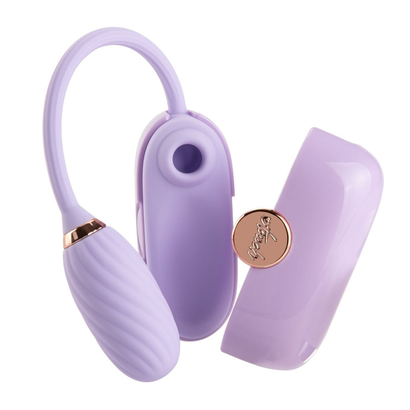 Вакуумний кліторальний стимулятор Otouch Louis Vibrate Purple з віброяйцем, у кейсі Вакуумний кліторальний стимулятор Otouch Louis Vibrate Purple з віброяйцем, у кейсі